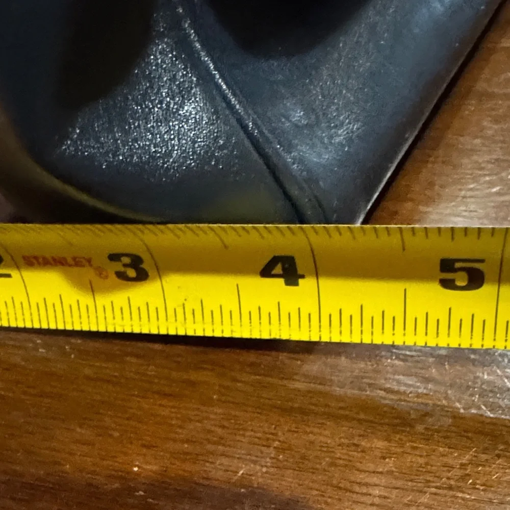 Elegant Navy Leather Bally-Style Shoulder Bag Georgetown Leather Design - Picture 10 of 12